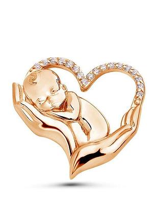 Брошка медична «дитина в серці».