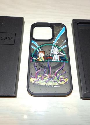 Чехол premium case для iphone 14 pro rick and morty рик и морти custom studio5 фото