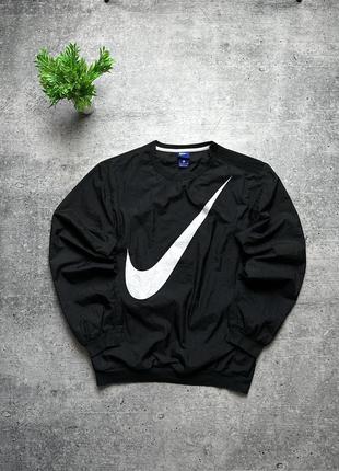 Чоловіча кофта nike nylon big swoosh pullover2 фото