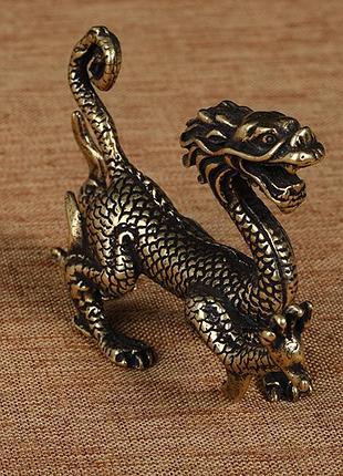Статуетка «дракон», художнє литво з бронзи.