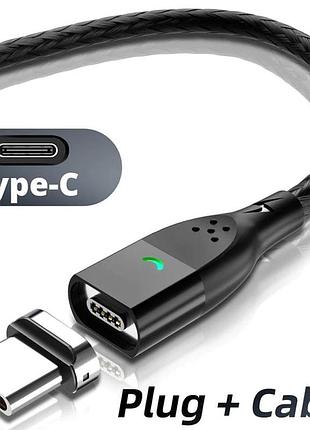 Магнітний usb кабель fonken для швидкої зарядки, передачі даних.