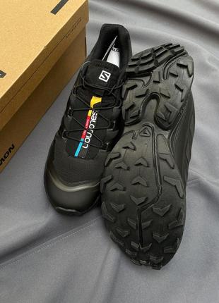 Кросівки чоловічі salomon xt-6 triple black3 фото