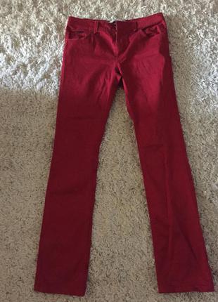 Красніе штани zara