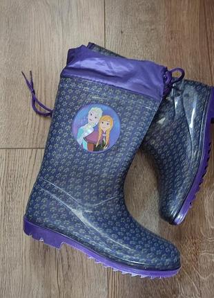 Резиновые сапожки с заточкой disney 32