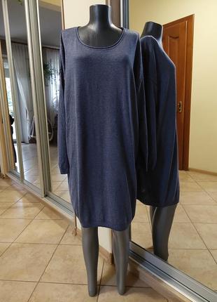 Мягусенькое платье 👗 свитер большого размера