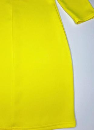 Яскраво жовте плаття футляр, s-m5 фото