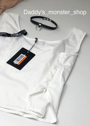 Коттоновая блуза - топ , plt2 фото