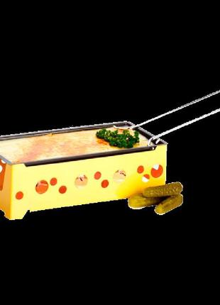 Міні раклітниця на 4 свічки heat cheese ch-kreuz жовта