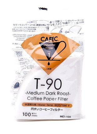 Фільтри паперові cafec medium-dark roast cup1 40 шт.
