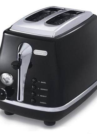 Тостер delonghi cto 2003bk icona
