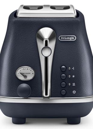 Тостер delonghi ctoe 2103bl icona elements