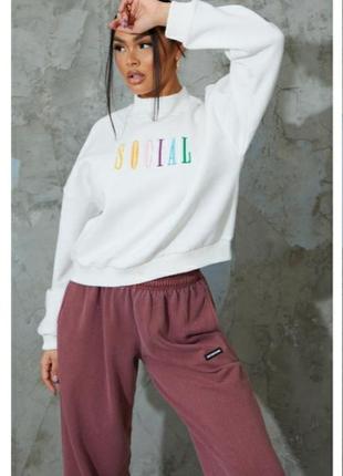 Свитшот женский trendyol collection sweatshirt social