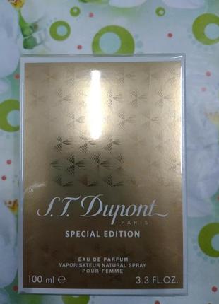 Парфюмированная вода для женщин s.t.dupont special edition pour femme 100 мл7 фото