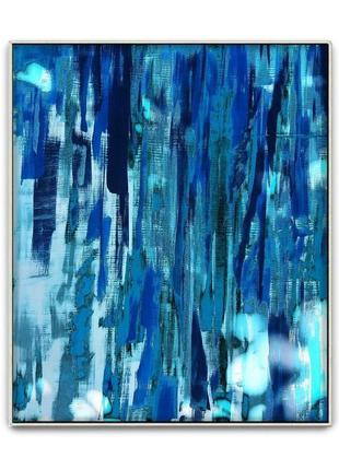 Інтер'єрна картина в блакитних тонах "палац нептуна"2 фото