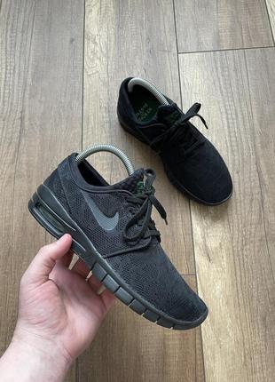 Nike stefan janoski max black black-pine green