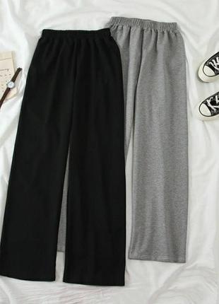 Жіночі штани кльош на флісі розмірі 42-44, 44-46, 46-504 фото