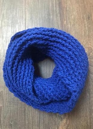 Снуд теплий индиго