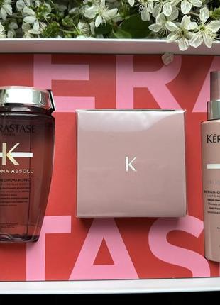 Kérastase chroma absolu подарунковий набор для фарбованого волосся kerastase керастаз