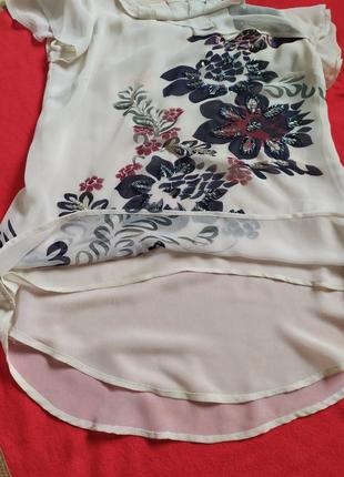 Блуза с вышивкой бисером rocha john rocha3 фото