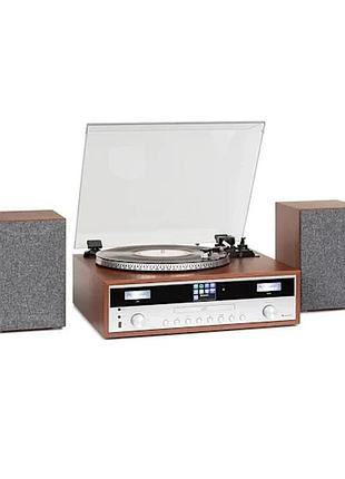 Вінілова стереосистема аuna birmingham hifi dab+/fm. bt. usb a...
