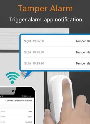 Датчик відкриття дверей вікна smart life tuya smart розумний дім.8 фото