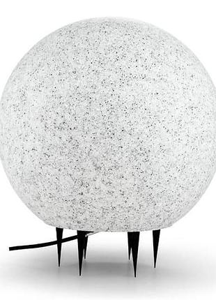 Світильник shineball m globe outdoor garden light 40cm stone look