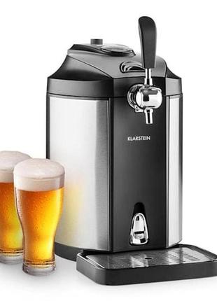 Skal-диспенсер для пива пивний холодильник 5 л срібло, диспенс...