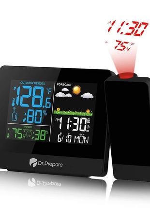 Проекційна метеостанція-годинник dr. prepare projection weathe...