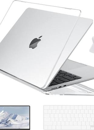 Сток, пластикова накладка hardshell crystal case для apple mac...