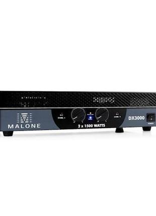 Malone dx3000 pa підсилювач потужності 3000 вт2 фото