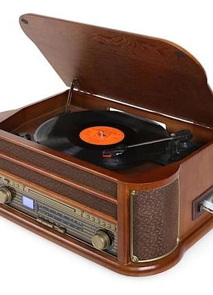 Auna belle epoque 1908 retro стерео bluetooth usb cd mp3
