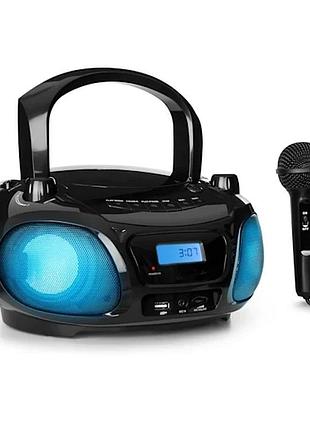 Auna roadie sing cd бумбокс fm-радіо світлове шоу cd-плеєр мік...