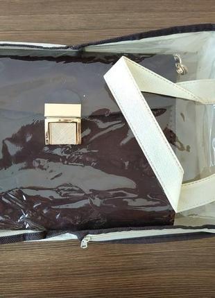 Шкіряна сумка чорна з дерев'яними вставками шкіра crazy horse золота фурнітура5 фото