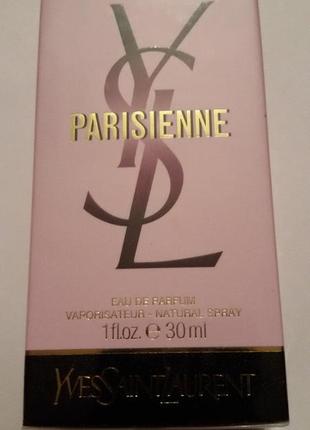 Ysl (ів сен лоран) parisienne. нова, запечатана (у слюді). 30...