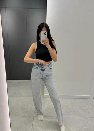 Джинси zara straight fit