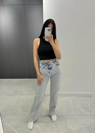 Джинси zara straight fit2 фото