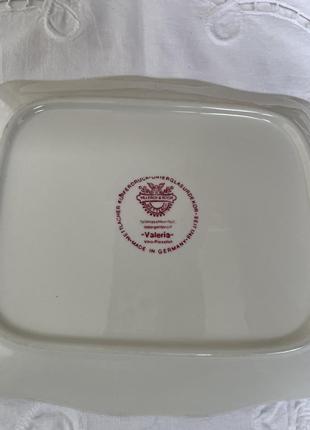 Винтажная декоративная тарелка от villeroy &amp; boch серия valeria5 фото