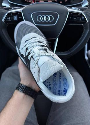 Мужские кроссовки adidas nite jogger black gray2 фото