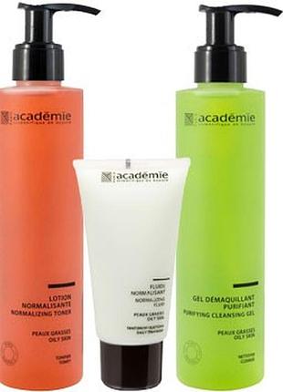 Набор для жирной кожи - academie oily skin set