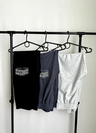 Костюм женский трикотажный brooklyn футболка и джогеры разм.42-523 фото