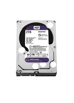 Жорсткий диск western digital purple 2tb 64mb wd20purz 3.5 sat...