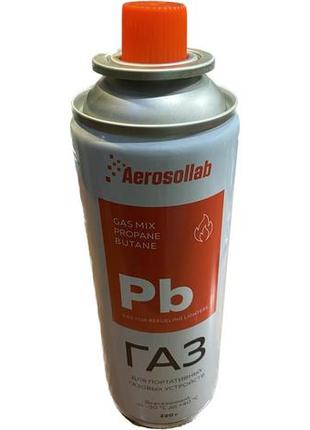 Газ балон газовий, цанговий, універсальний aerosollab pb пропа...