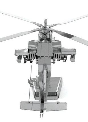 Металевий 3d-пазл ударний вертоліт ah-64 apache, fascinations4 фото