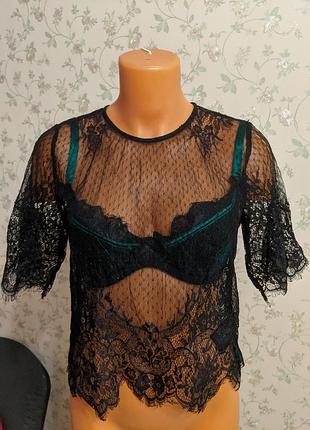 Кофточка гипюр кружевной