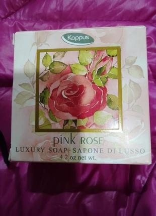 Мило pink rose німетчина, 125 г, подарункова упаковка2 фото