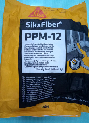 Поліпропіленова фібра sika fiber ppm-12