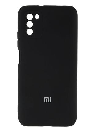 Чохол full case hq with frame для xiaomi poco m3 black