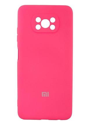 Чохол full case hq with frame для xiaomi poco x3 pro shiny pink