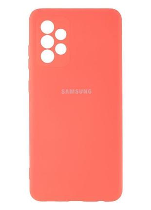 Чохол full case hq with frame для samsung a72 4g peach