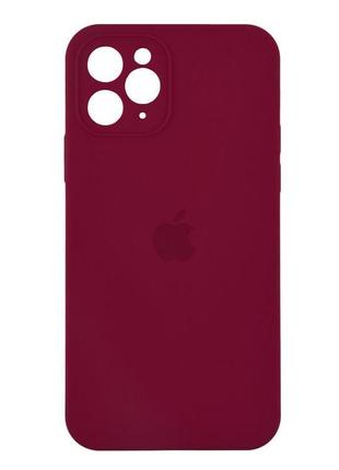 Чохол original full size square для apple iphone 11 pro rose red